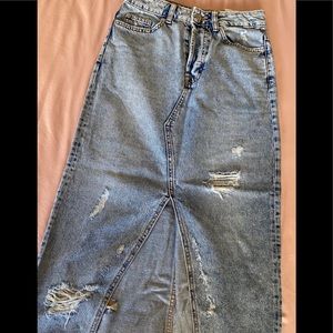 Denim skirt